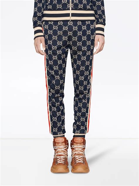 gg jacquard jogging pant replica|Gucci GG Jacquard Jogging Wool Pant Beige/Ebony/Green/Red.